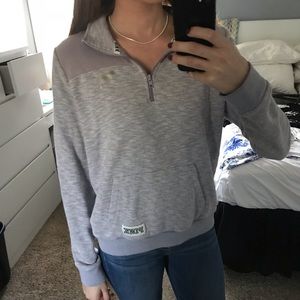 Victoria secret pink half zip sweater